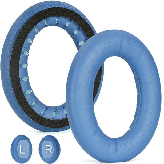 For Bose QC45 / QC35 1pair Replacement Ear Cushions Memory Foam Ear Pads(Blue) - Earmuff & Pad by buy2fix | Online Shopping UK | buy2fix
