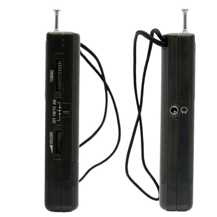 TECSUN R-218 FM/AM/Campus Broadcast Radio Portable Pocket Analog Dial Radio, Spec: Standard No Battery(White) - Radio Player by TECSUN | Online Shopping UK | buy2fix