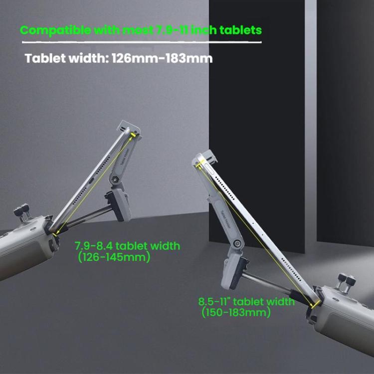 YX Adjustable Tablet Holder For DJI RC-N Remote Controller 8pin+USB-C Cable Set  Black - Other by YX | Online Shopping UK | buy2fix