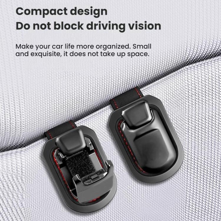 Car Sun Visor Glasses Holder Storage Decoration(Beige) - Sunglasses & Glasses Clips by buy2fix | Online Shopping UK | buy2fix