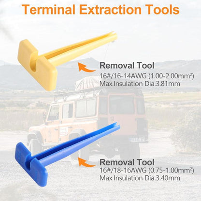 603pcs /Set DT Connector Kit with 2/3/4/6/8/12 Pin DT Connectors and Extraction Tools - Marine Accessories & Parts by buy2fix | Online Shopping UK | buy2fix