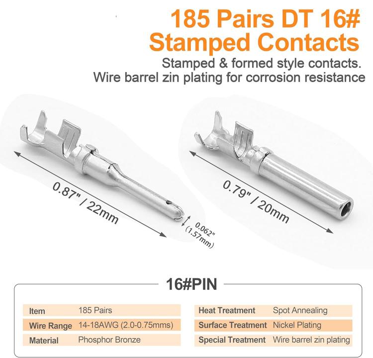 603pcs /Set DT Connector Kit with 2/3/4/6/8/12 Pin DT Connectors and Extraction Tools - Marine Accessories & Parts by buy2fix | Online Shopping UK | buy2fix