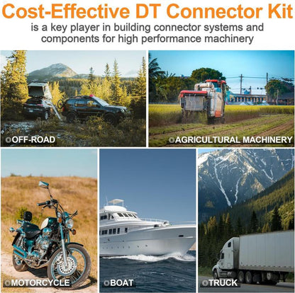 603pcs /Set DT Connector Kit with 2/3/4/6/8/12 Pin DT Connectors and Extraction Tools - Marine Accessories & Parts by buy2fix | Online Shopping UK | buy2fix