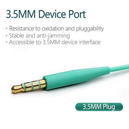 For BOSE QC25 / QC35 / SoundLink OE2 Audio Headphone Cable With In-line Microphone, Length: 1.4m(Blue) - Headset Accessories by buy2fix | Online Shopping UK | buy2fix