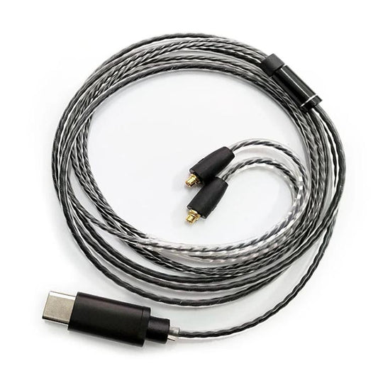 Standard 1.2m Type-C To MMCX Interface Headphone Plug Cable For Shure SE215 / SE315 / SE425 / SE535 / SE846 - Headset Accessories by buy2fix | Online Shopping UK | buy2fix