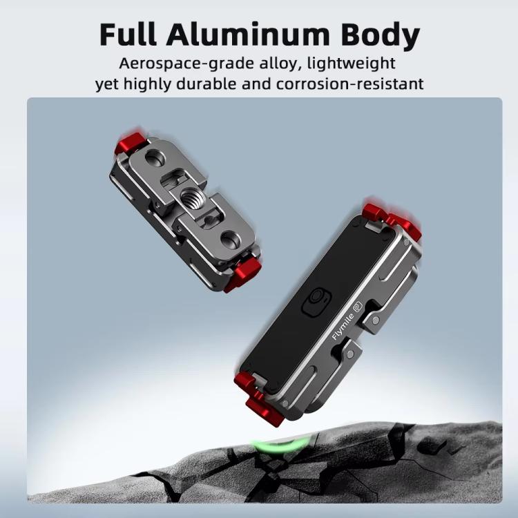 For Insta360 Go Ultra Flymile Magnetic Quick-Release Adapter Aluminum Alloy Mount Extension Accessory(GU002) - Mount & Holder by Flymile | Online Shopping UK | buy2fix