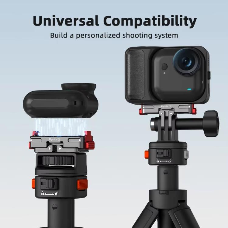 For Insta360 Go Ultra Flymile Magnetic Quick-Release Adapter Aluminum Alloy Mount Extension Accessory(GU002) - Mount & Holder by Flymile | Online Shopping UK | buy2fix