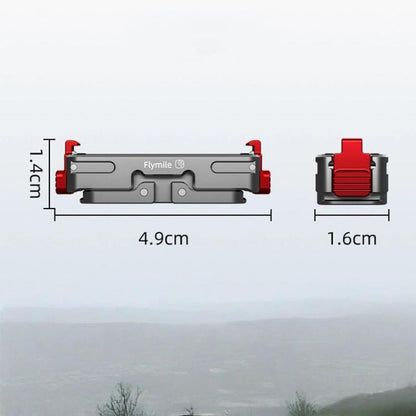 For Insta360 Go Ultra Flymile Magnetic Quick-Release Adapter Aluminum Alloy Mount Extension Accessory(GU002) - Mount & Holder by Flymile | Online Shopping UK | buy2fix