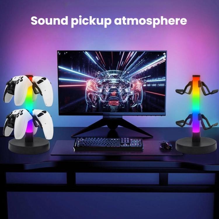 KBB-81 RGB Gaming Controller Headphone Stand Ambient Light Stand, Style: Wired Control+Remote Control+Bluetooth App - Headset Stand by buy2fix | Online Shopping UK | buy2fix