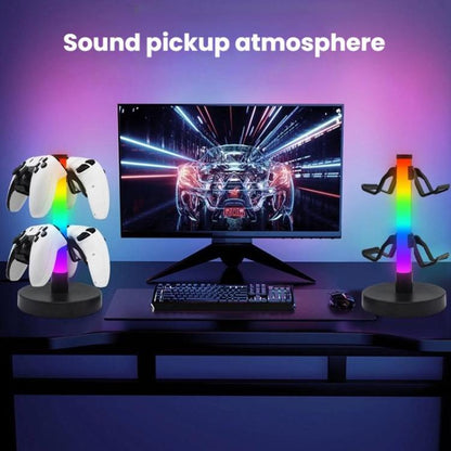 KBB-81 RGB Gaming Controller Headphone Stand Ambient Light Stand, Style: Wired Control+Remote Control+Bluetooth App - Headset Stand by buy2fix | Online Shopping UK | buy2fix