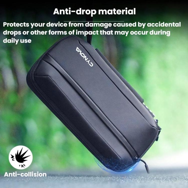 CYNOVA OX5-SNB-CY For Insta360 X5 Storage Bag Portable Waterproof Handbag(Black) - Case & Bags by CYNOVA | Online Shopping UK | buy2fix
