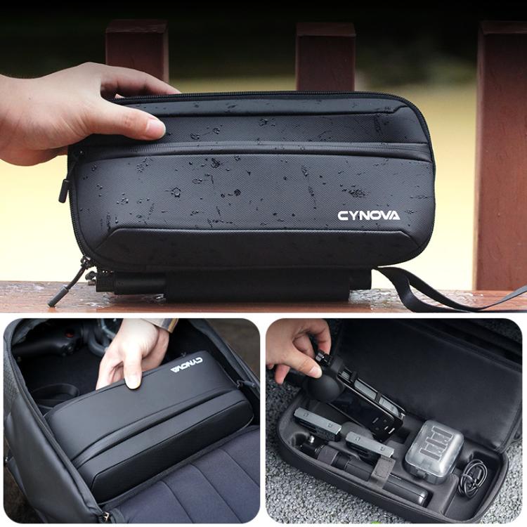 CYNOVA OX5-SNB-CY For Insta360 X5 Storage Bag Portable Waterproof Handbag(Black) - Case & Bags by CYNOVA | Online Shopping UK | buy2fix