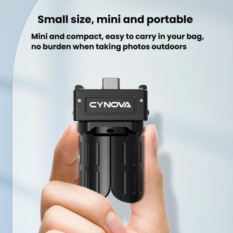 CYNOVA OP3-XDT-CY For DJI Osmo Pocket 3 Mini Quick-Release Tripod(Black) - Mount & Holder by CYNOVA | Online Shopping UK | buy2fix