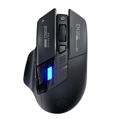 Inphic Bluetooth Wireless Mouse Office & Gaming LED Charging Mice, Spec: Tri-Mode Black - Wireless Mice by Inphic | Online Shopping UK | buy2fix
