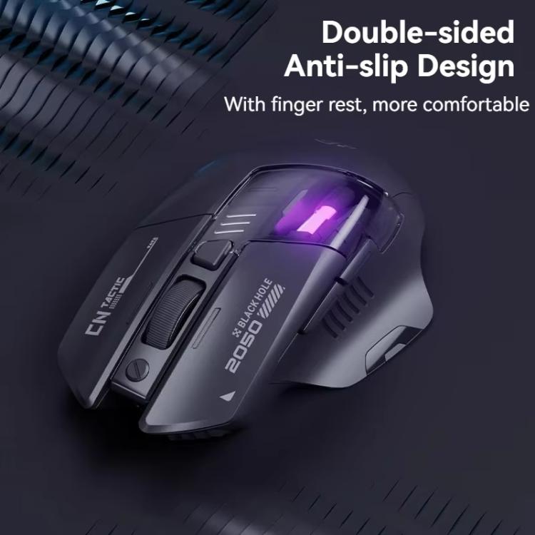 Inphic Bluetooth Wireless Mouse Office & Gaming LED Charging Mice, Spec: Tri-Mode White - Wireless Mice by Inphic | Online Shopping UK | buy2fix