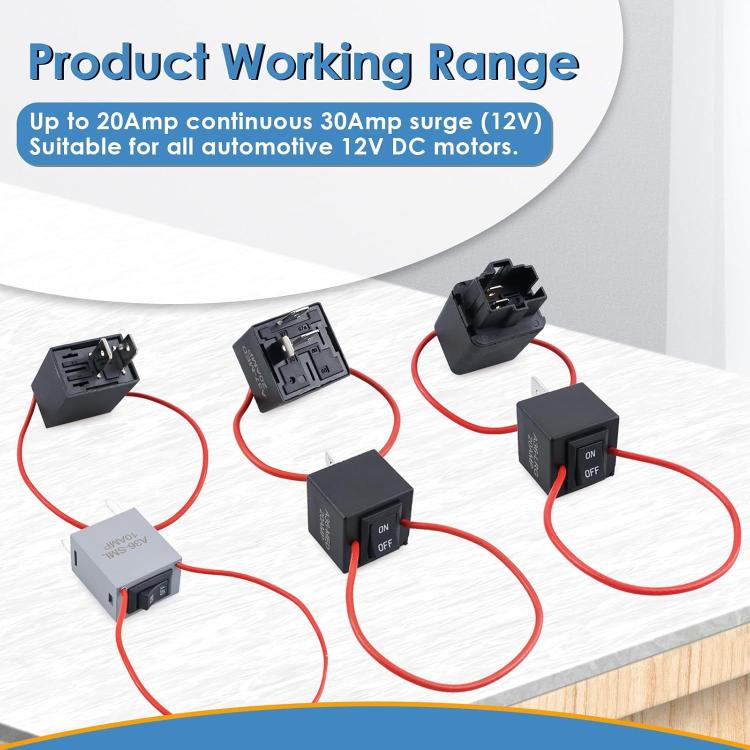 6-Piece Set 9038A Relay Bypass Switch Tester Kit With Wires For Electrical Testing - Relays by buy2fix | Online Shopping UK | buy2fix