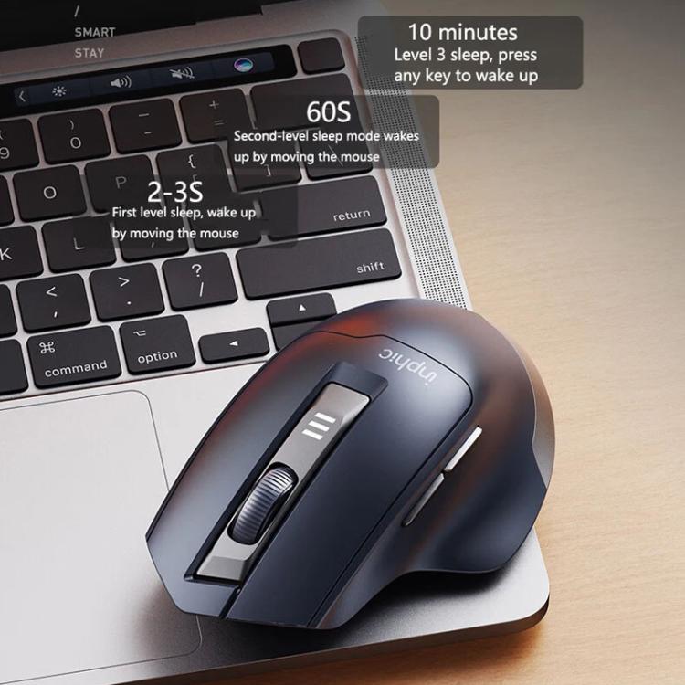 Inphic M9 2.4G Wireless Mouse Business Office Home Ergonomic Mute Computer Mice(Dark Gray) - Wireless Mice by Inphic | Online Shopping UK | buy2fix