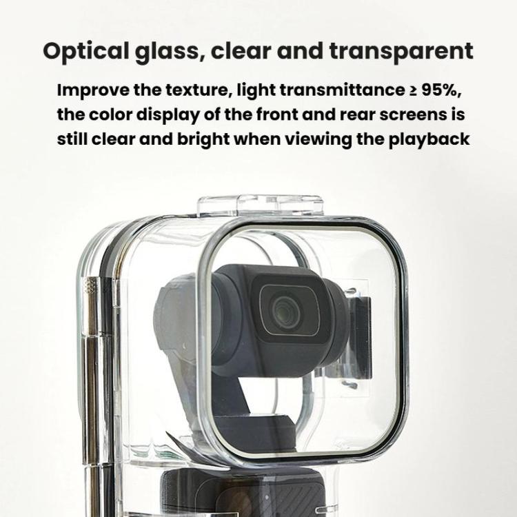 For DJI Osmo Pocket 3 HD Waterproof Case Camera Underwater Protective Cover(Transparent) - Case & Bags by buy2fix | Online Shopping UK | buy2fix