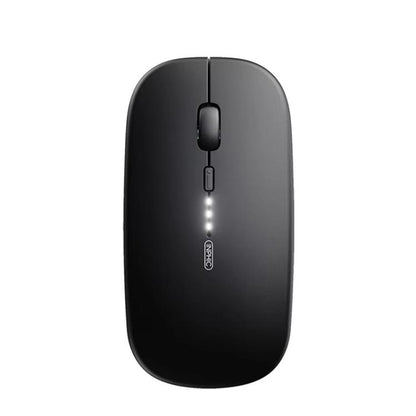 Inphic M1 PRO Wireless Bluetooth Tri-mode Rechargeable Mute Mouse With Battery Level Display(Black) - Wireless Mice by Inphic | Online Shopping UK | buy2fix