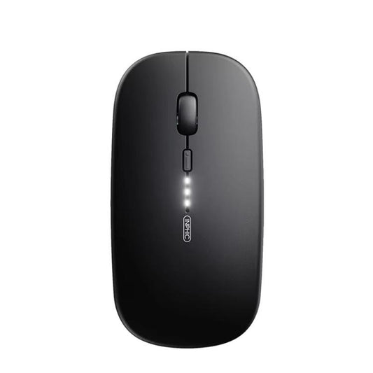 Inphic M1 PRO Wireless Bluetooth Tri-mode Rechargeable Mute Mouse With Battery Level Display(Black) - Wireless Mice by Inphic | Online Shopping UK | buy2fix