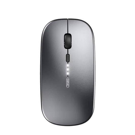 Inphic M1 PRO Wireless Bluetooth Tri-mode Rechargeable Mute Mouse With Battery Level Display(Gray) - Wireless Mice by Inphic | Online Shopping UK | buy2fix