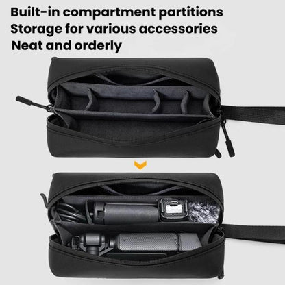 For DJI Osmo Pocket 3 Cwatcun D240 Small Storage Bag Crossbody Portable Waterproof Sports Camera Bag(Black) - Case & Bags by Cwatcun | Online Shopping UK | buy2fix
