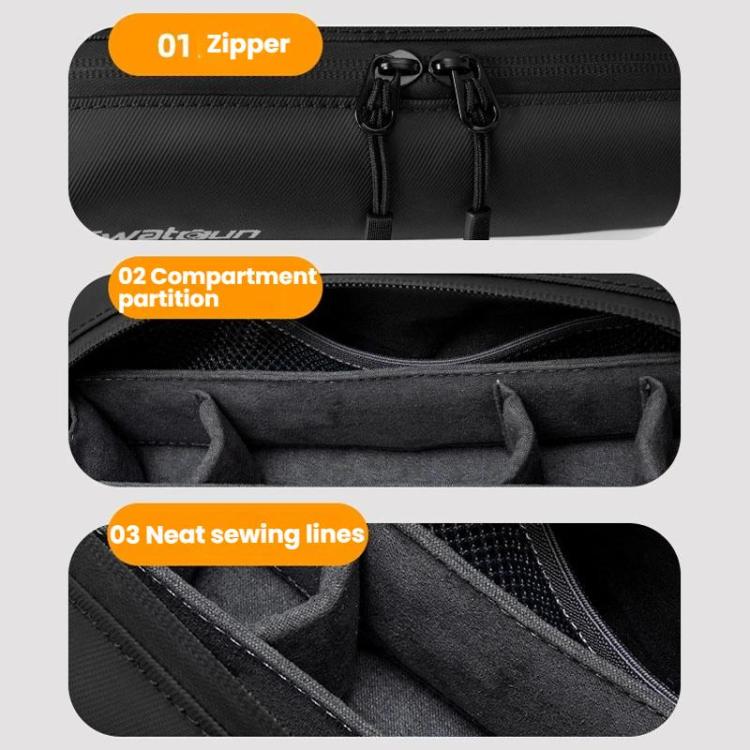 For DJI Osmo Pocket 3 Cwatcun D240 Small Storage Bag Crossbody Portable Waterproof Sports Camera Bag(Black) - Case & Bags by Cwatcun | Online Shopping UK | buy2fix