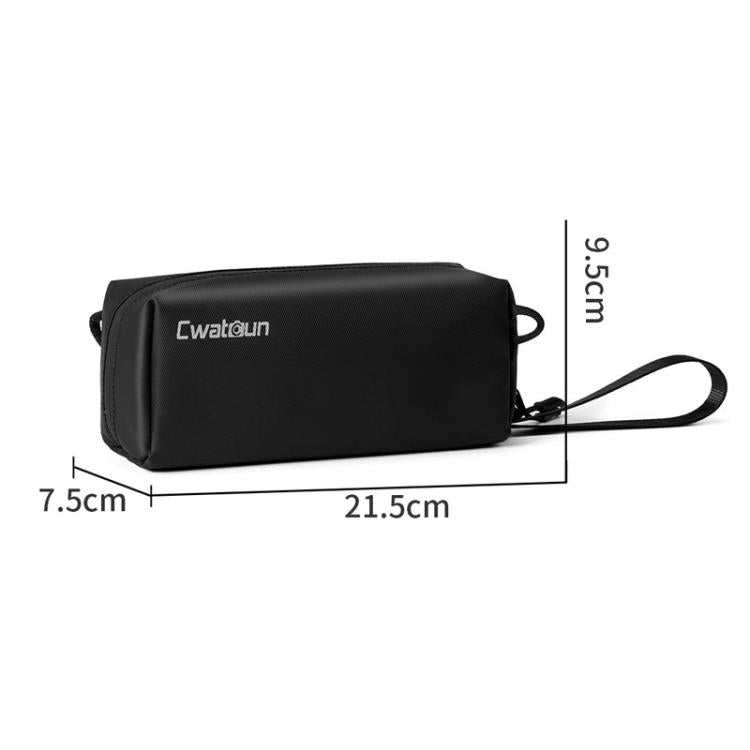 For DJI Osmo Pocket 3 Cwatcun D240 Small Storage Bag Crossbody Portable Waterproof Sports Camera Bag(Black) - Case & Bags by Cwatcun | Online Shopping UK | buy2fix
