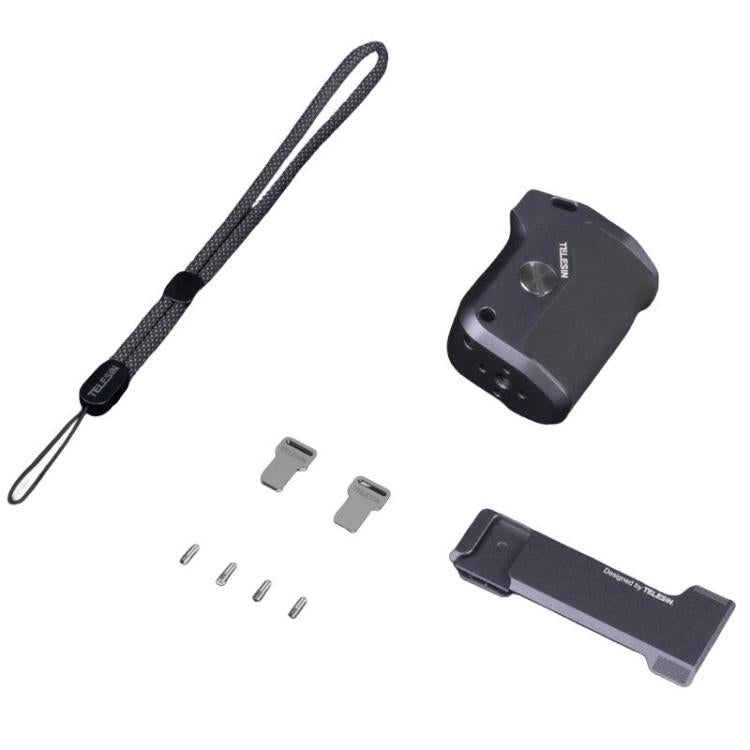 TELESIN Camera Grip Kit For GoPro HERO9 Black / HERO10 Black / HERO11 Black / HERO12 Black / HERO13 Black, Spec: Without Camera Cage - Protective Frame by TELESIN | Online Shopping UK | buy2fix