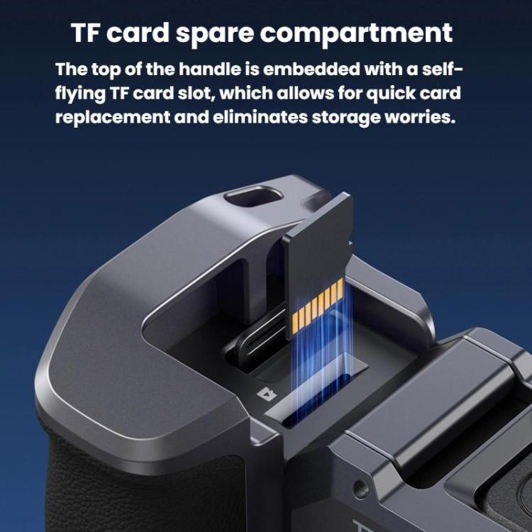 TELESIN Camera Grip Kit For GoPro HERO9 Black / HERO10 Black / HERO11 Black / HERO12 Black / HERO13 Black, Spec: With Camera Cage - Protective Frame by TELESIN | Online Shopping UK | buy2fix