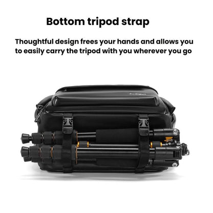 Cwatcun D125 Medium Shoulder Camera Bag Waterproof Casual Photography Backpack(Black) - Backpack by Cwatcun | Online Shopping UK | buy2fix