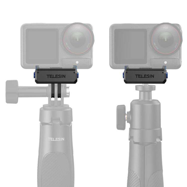 For DJI Osmo Action 3 / 4 / 5 Pro TELESIN Magnetic Adapter Mount(Black) - Mount & Holder by TELESIN | Online Shopping UK | buy2fix