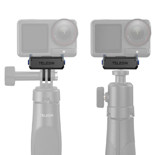 For DJI Osmo Action 3 / 4 / 5 Pro TELESIN Magnetic Adapter Mount(Black) - Mount & Holder by TELESIN | Online Shopping UK | buy2fix