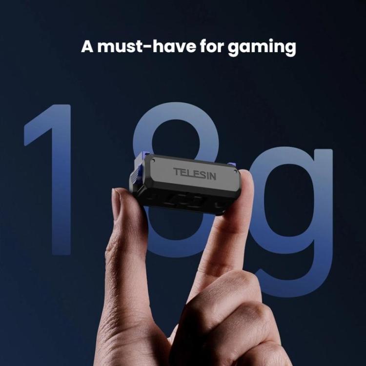 For DJI Osmo Action 3 / 4 / 5 Pro TELESIN Magnetic Adapter Mount(Black) - Mount & Holder by TELESIN | Online Shopping UK | buy2fix