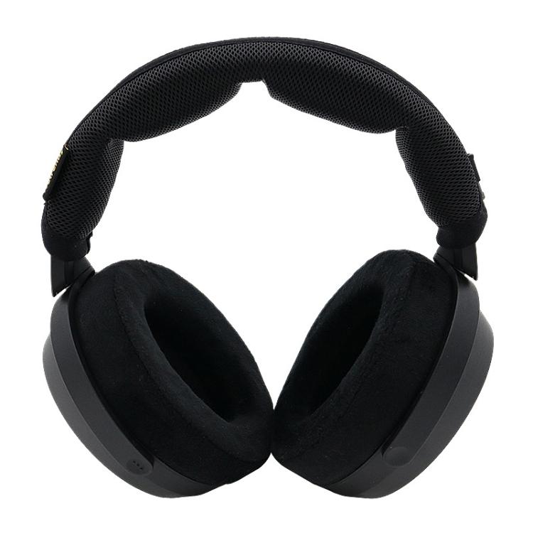 For Sennheiser HD490 Pro / HD490 Pro Plus 1pair Sponge Headphone Cushions Replacement Earpads For Over-Ear Headphones, Spec: Leather - Earmuff & Pad by buy2fix | Online Shopping UK | buy2fix