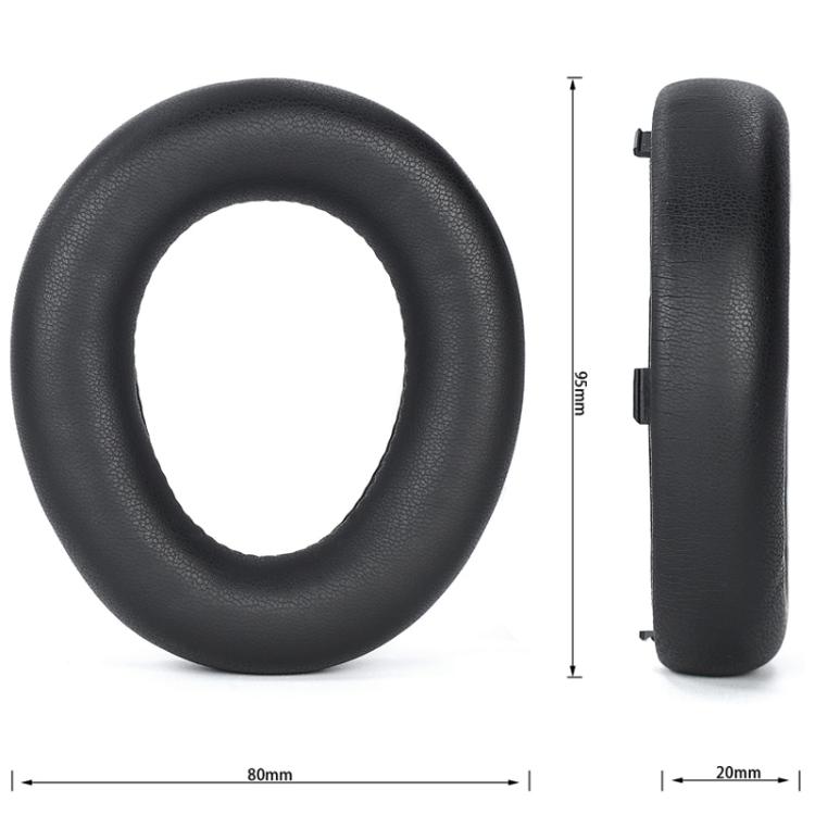 For Beyerdynamic Aventho 300 2pcs Earphone Case Replacement Parts(Black) - Earmuff & Pad by buy2fix | Online Shopping UK | buy2fix