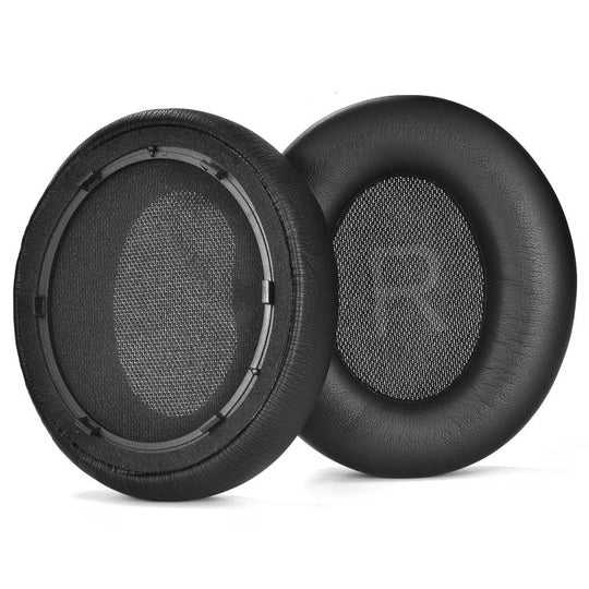 For Anker Space Q45 1pair Ear Muffs Foam Noise Reduction Earmuffs, Spec: Potein Leather Black