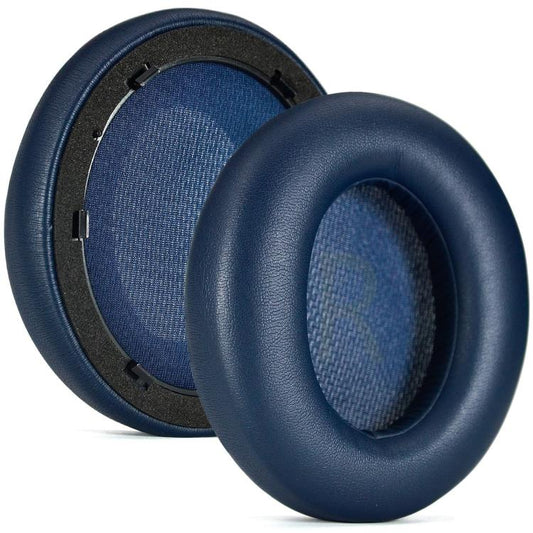 For Anker Space Q45 1pair Ear Muffs Foam Noise Reduction Earmuffs, Spec: Potein Leather Blue - Earmuff & Pad by buy2fix | Online Shopping UK | buy2fix