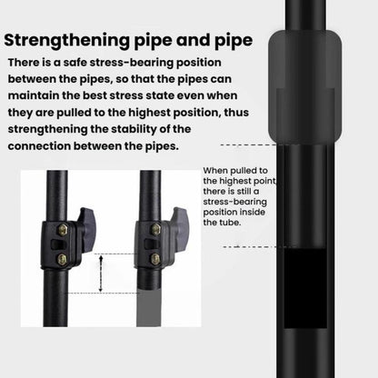 1.7m Multi-Functional Selfie Floor Photography Light Stand Live Streaming Fill Light Stand - Stand by buy2fix | Online Shopping UK | buy2fix