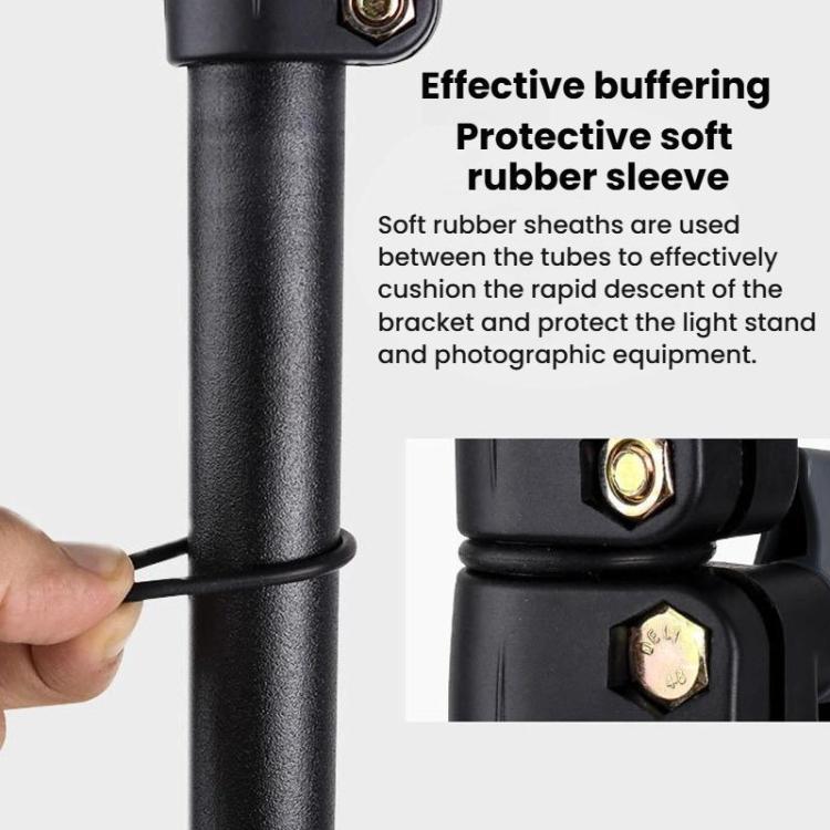 2.1m Multi-Functional Selfie Floor Photography Light Stand Live Streaming Fill Light Stand - Stand by buy2fix | Online Shopping UK | buy2fix