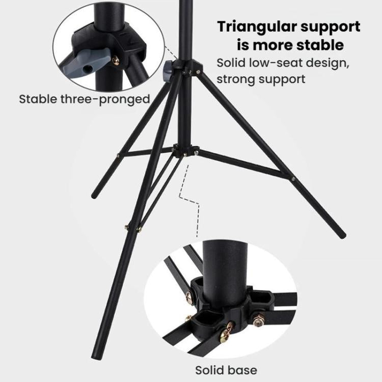 1.7m Multi-Functional Selfie Floor Photography Light Stand Live Streaming Fill Light Stand - Stand by buy2fix | Online Shopping UK | buy2fix