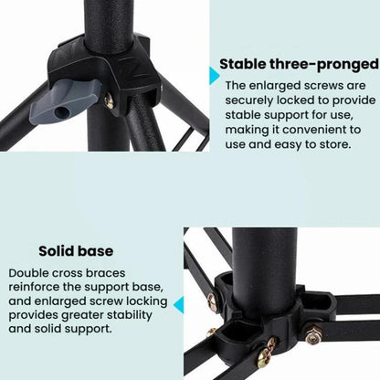 1.7m Multi-Functional Selfie Floor Photography Light Stand Live Streaming Fill Light Stand - Stand by buy2fix | Online Shopping UK | buy2fix