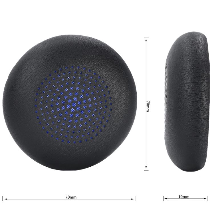 For Anker Powerconf H700 H500 2pcs Headphone Earpads Replacement Headphone Covers, Spec: Protein Leather - Earmuff & Pad by buy2fix | Online Shopping UK | buy2fix