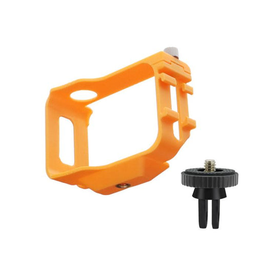 For Insta360 GO Ultra PC Expansion Cage with 1/4-inch Screw Hole & Cold Shoe Mount(Orange)