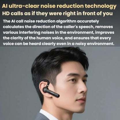 F10 With Mute Button Digital Display Monaural Noise Reduction On-Ear Bluetooth Earphone(Black) - Bluetooth Earphone by buy2fix | Online Shopping UK | buy2fix