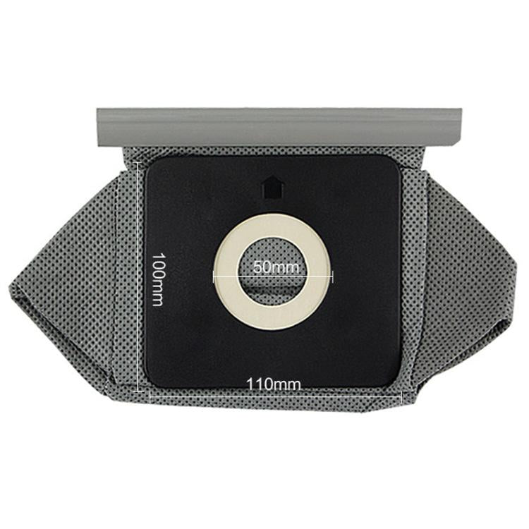 2pcs Vacuum Cleaner Dust Collection Bag Accessory Cloth Bag(Grey) - Other Accessories by buy2fix | Online Shopping UK | buy2fix