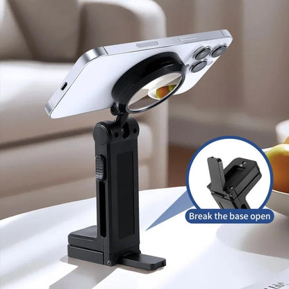 L3 Magnetic + Clip Portable Phone Holder Clamp Mount For Travel 360-Degree Rotation Lazy Bracket Desk Stand(Black) - Desktop Holder by buy2fix | Online Shopping UK | buy2fix