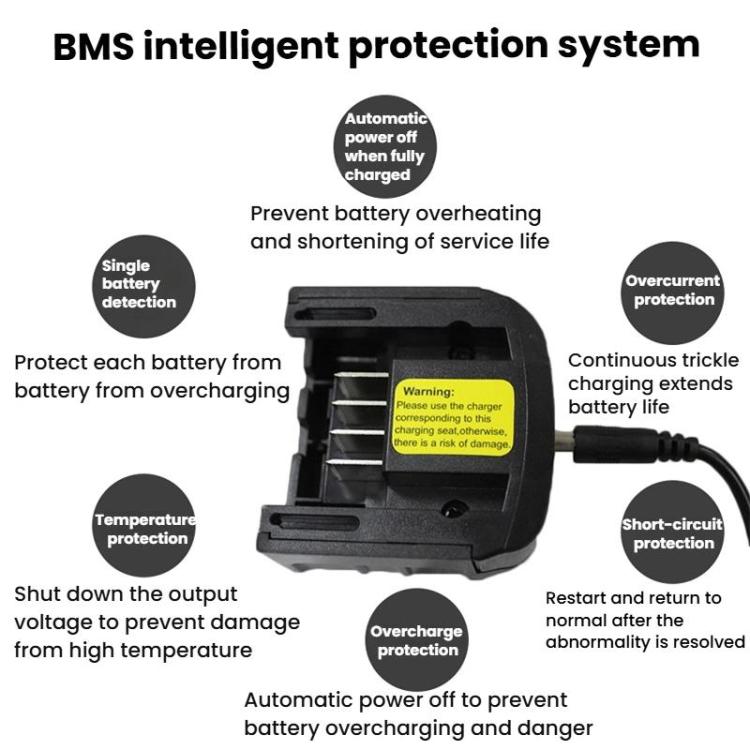 For Black&Decker 12-18V LCS1620 Lithium Battery Charger UK Plug - Charger & Converter by buy2fix | Online Shopping UK | buy2fix