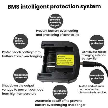 For Black&Decker 12-18V LCS1620 Lithium Battery Charger UK Plug - Charger & Converter by buy2fix | Online Shopping UK | buy2fix