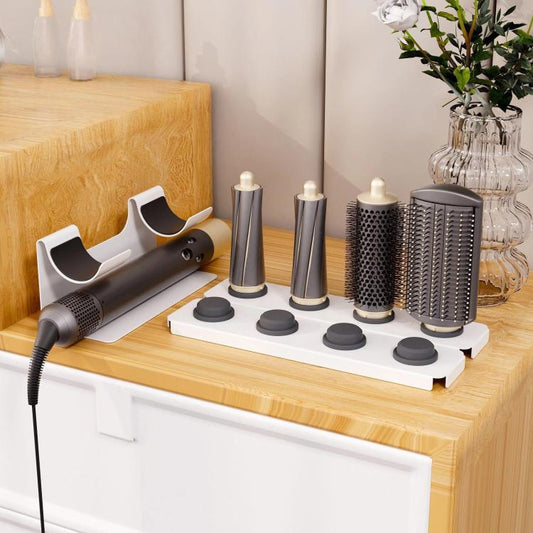 For Dyson Airwrap Styler and Nozzles Modular Desktop Storage Stand, Holds 8 Attachments(White) - For Dyson Accessories by buy2fix | Online Shopping UK | buy2fix